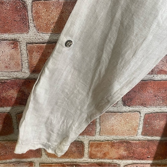 Alessia Pacini 100 Linen Open Front Cardigan size Small - Picture 6 of 7